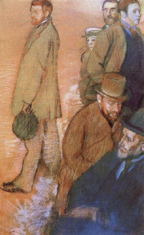 Six Friends of t he Artist, Edgar Degas